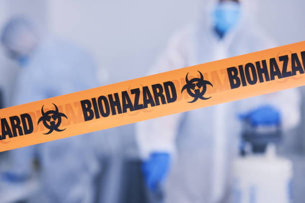 Professional Blood Cleanup technician working in Saint James, NY